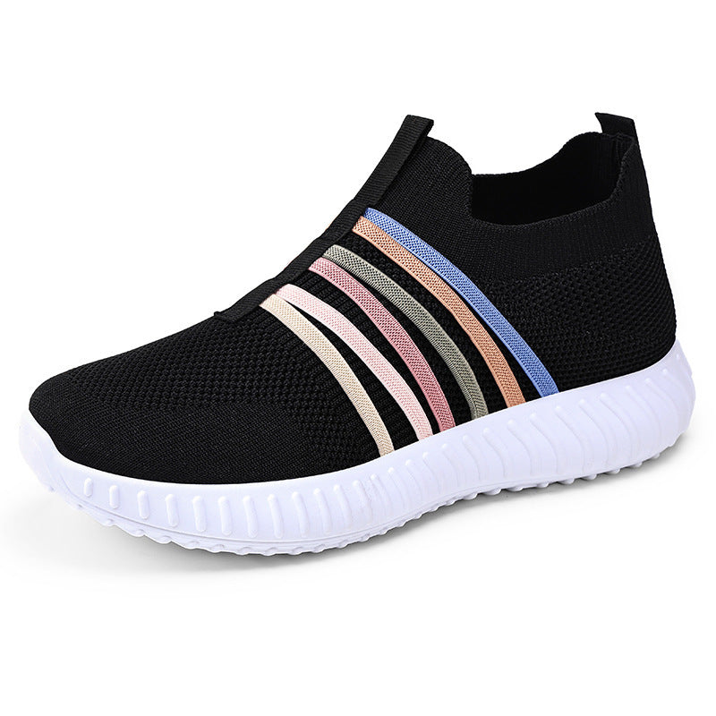 Women's Breathable Mesh Casual Flats - Plus Size Soft Bottom Pumps