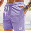 Lace-up Drawstring Corduroy Jogger Shorts for Men