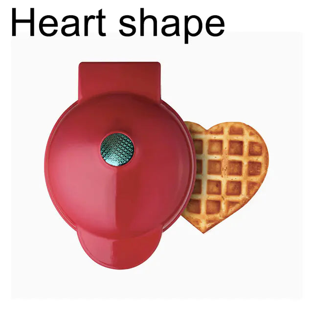 Mini Waffle Maker Eléctrico para Delicias Rápidas y Fáciles