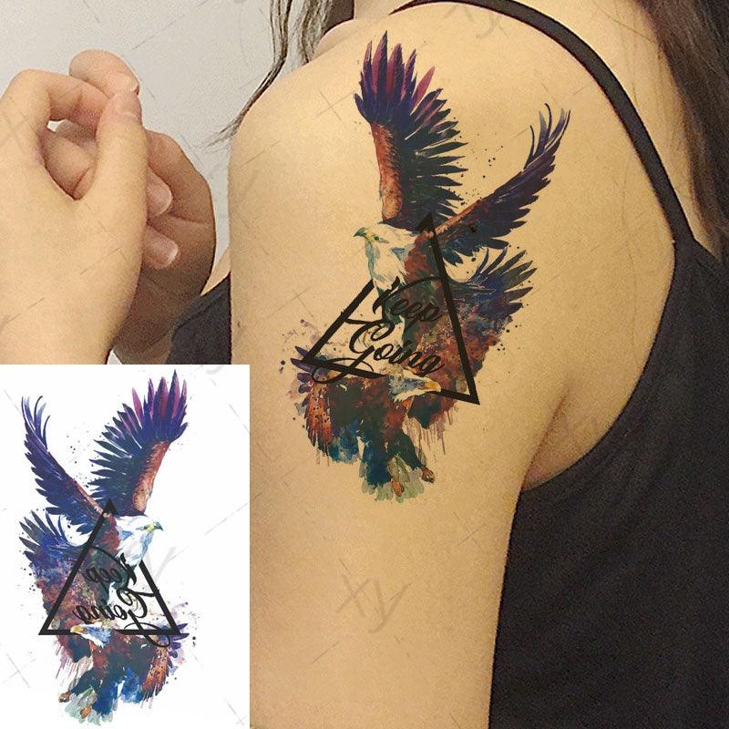 Elegante Calcomanía de Tatuaje Temporal Impermeable de Mariposa 3D