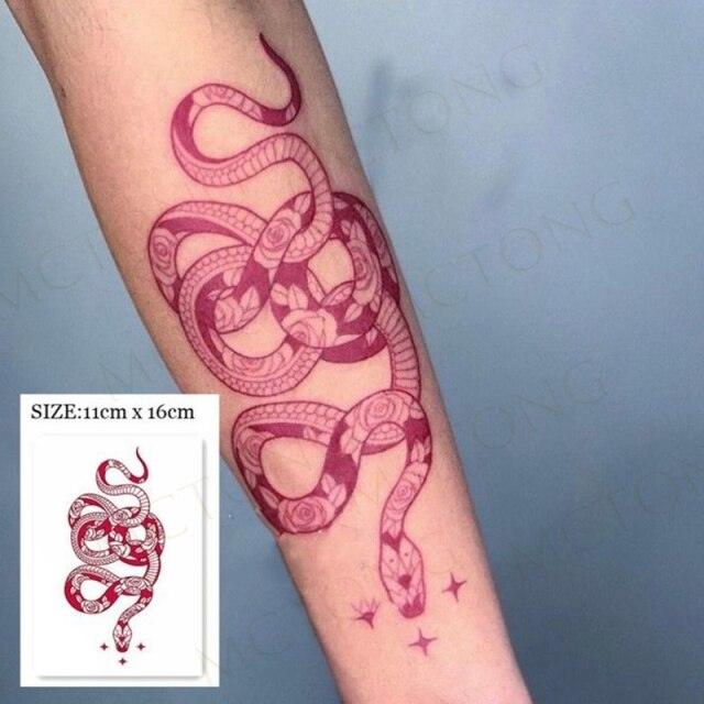 Elegante Calcomanía de Tatuaje Temporal Impermeable de Mariposa 3D