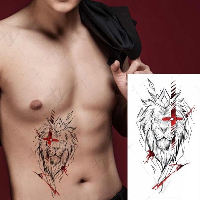 Elegante Calcomanía de Tatuaje Temporal Impermeable de Mariposa 3D
