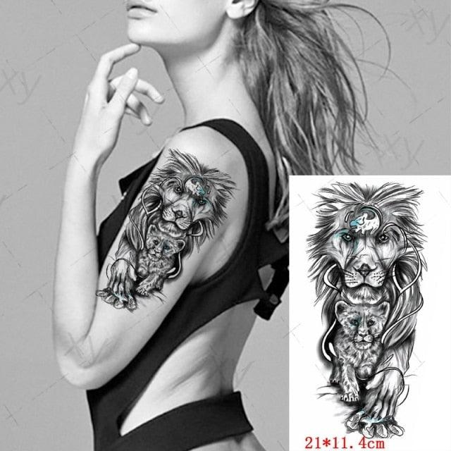 Elegante Calcomanía de Tatuaje Temporal Impermeable de Mariposa 3D