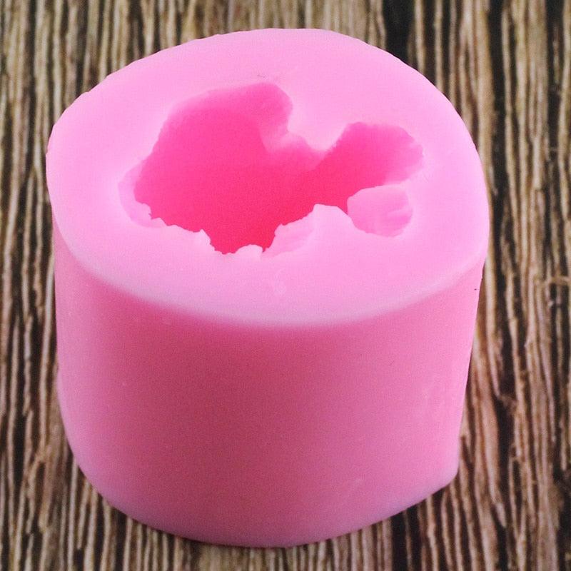Molde de Silicona de Gato 3D para Decoración de Pasteles y Manualidades