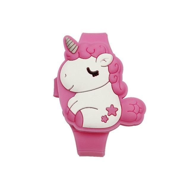 3D Unicorn Kids Watch - Fun LED Silicone Wristwatch
