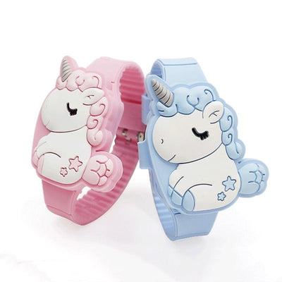 3D Unicorn Kids Watch - Fun LED Silicone Wristwatch