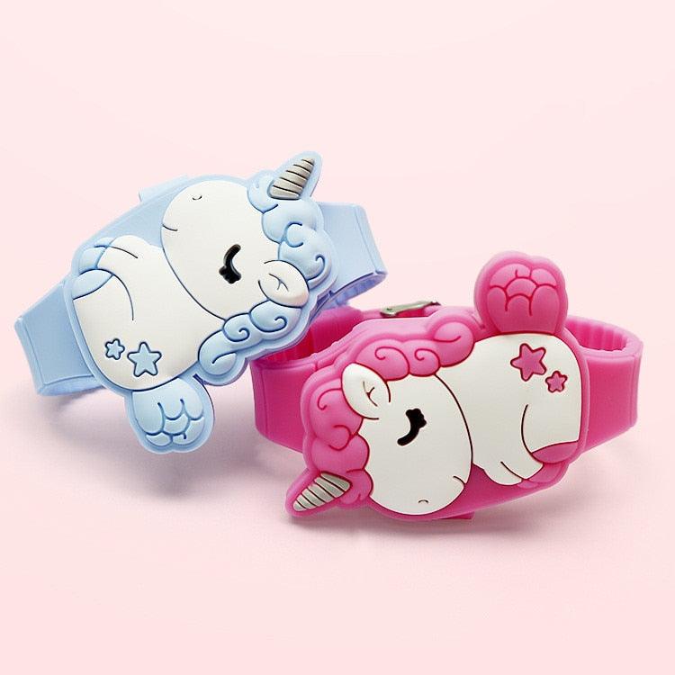 3D Unicorn Kids Watch - Fun LED Silicone Wristwatch