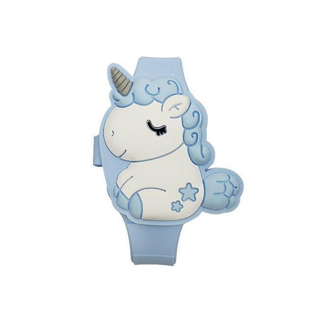 3D Unicorn Kids Watch - Fun LED Silicone Wristwatch