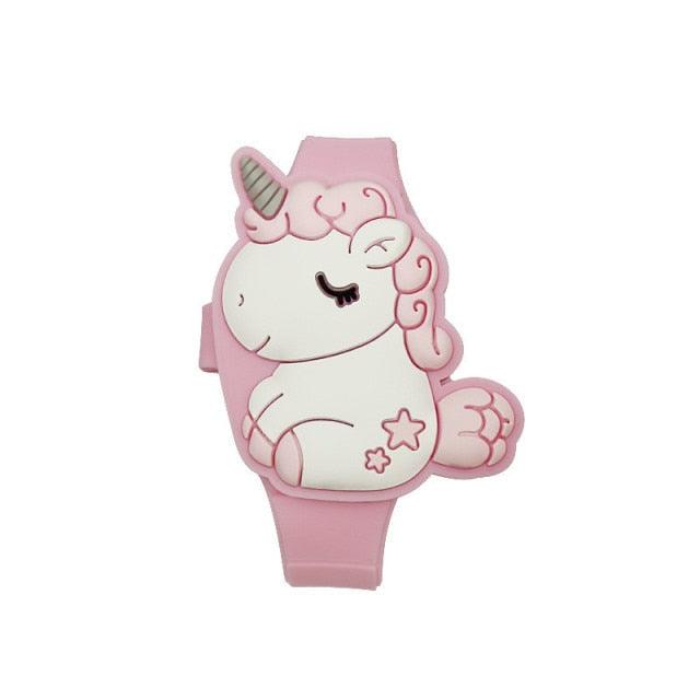3D Unicorn Kids Watch - Fun LED Silicone Wristwatch