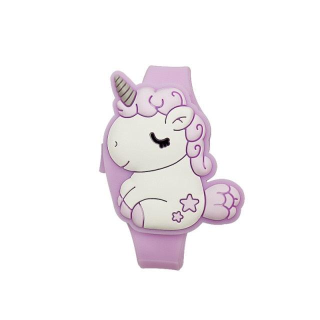 3D Unicorn Kids Watch - Fun LED Silicone Wristwatch