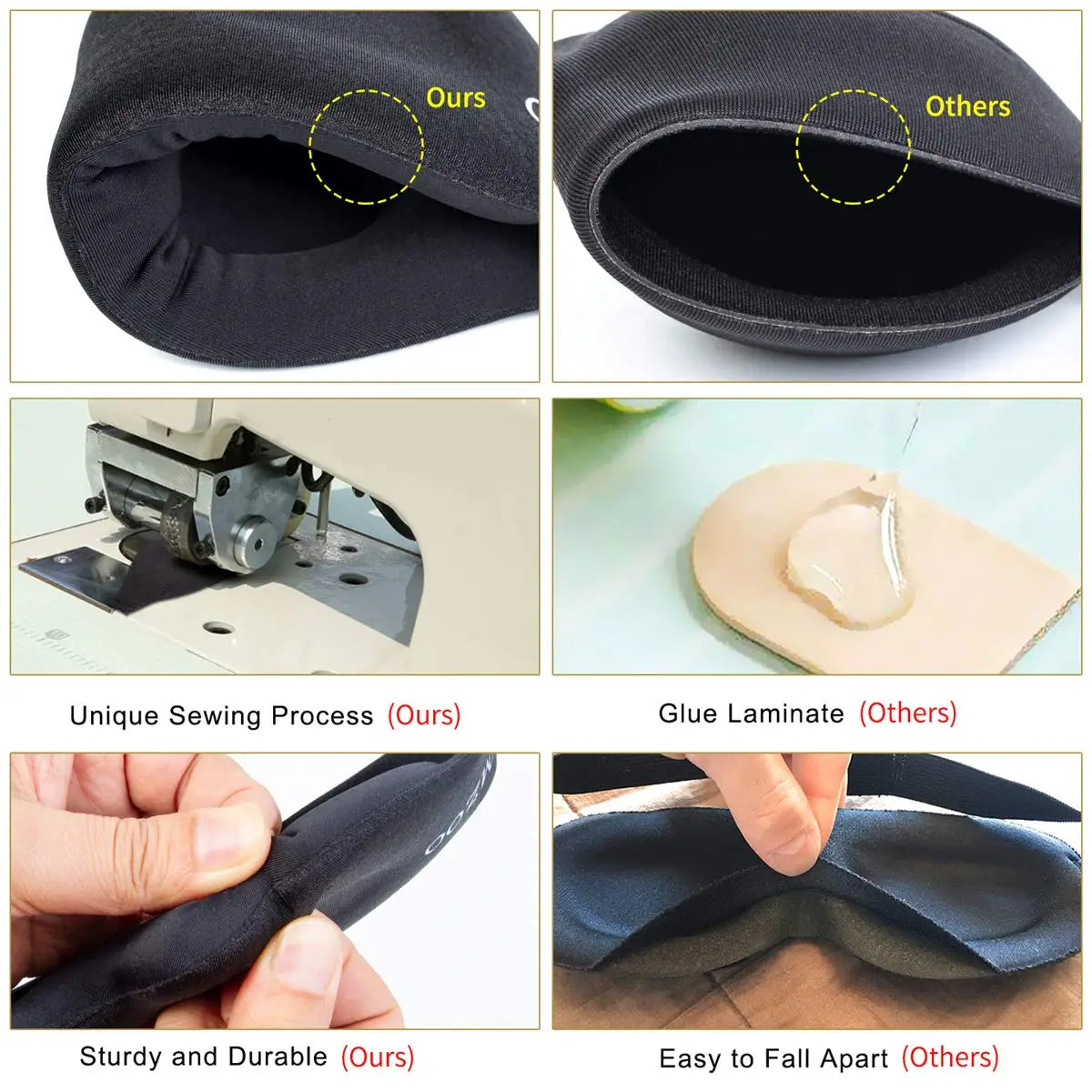 3D Contoured Eye Mask for Sleeping - Korvel