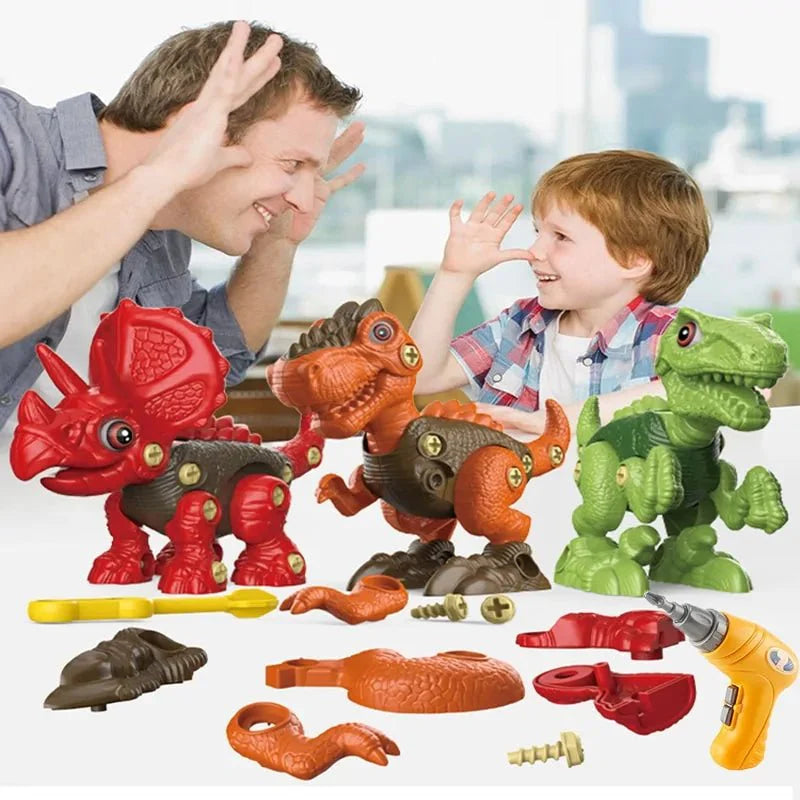 Ensemble de puzzles de construction de dinosaures créatifs en 3D