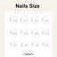 Pointes de Faux Ongles 3D avec Designs en Cœur