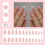 Pointes de Faux Ongles 3D avec Designs en Cœur