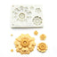 3D Flower Shape Silicone Mold for Baking and Crafting