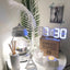 Reloj de Pared Digital LED 3D Grande con Control Remoto