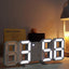 Reloj de Pared Digital LED 3D Grande con Control Remoto