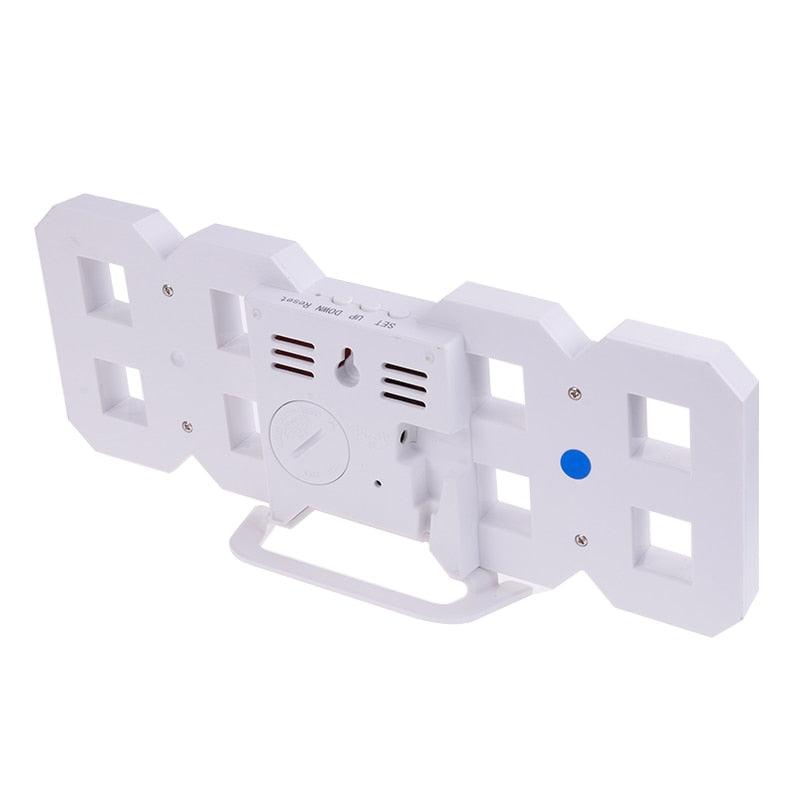 Reloj de Pared Digital LED 3D Grande con Control Remoto