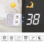 Reloj de Pared Digital LED 3D Grande con Control Remoto