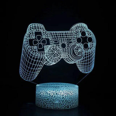 3D LED RGB Gamer Light - Enhance Your Gaming Setup
