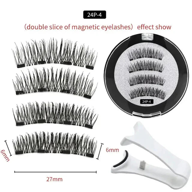 Kit de Pestañas Magnéticas 3D para una Belleza Sin Esfuerzo