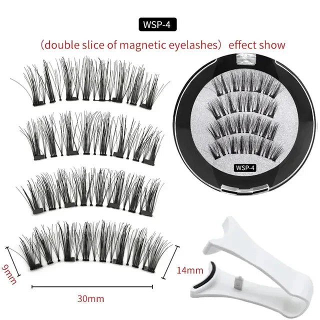 Kit de Pestañas Magnéticas 3D para una Belleza Sin Esfuerzo