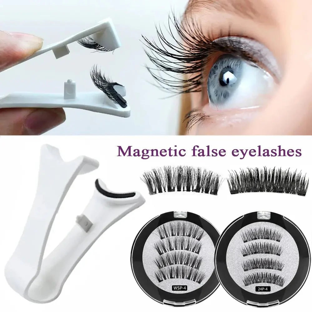 Kit de Pestañas Magnéticas 3D para una Belleza Sin Esfuerzo