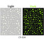 3D Nail Art Stickers - Glow in the Dark Butterfly & Star Designs