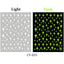 3D Nail Art Stickers - Glow in the Dark Butterfly & Star Designs