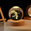 3D Night Crystal Ball - Celestial Home Decor