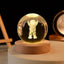 3D Night Crystal Ball - Celestial Home Decor