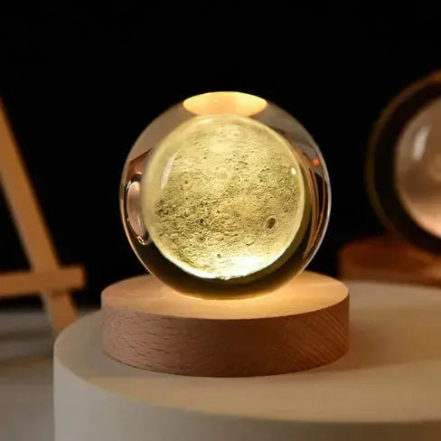 3D Night Crystal Ball - Celestial Home Decor