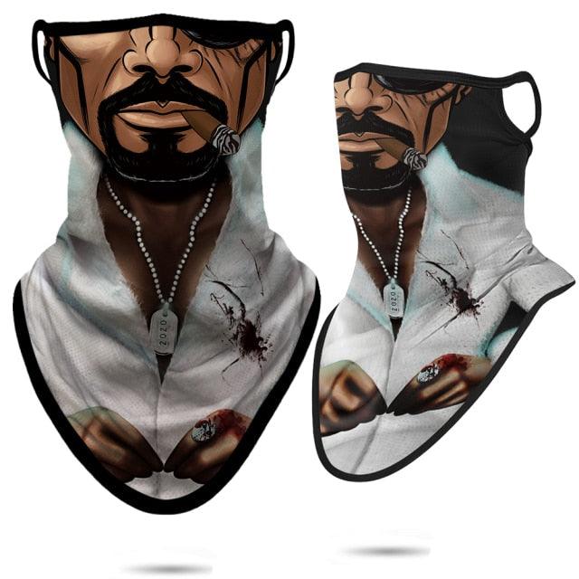 3D Punisher Army Neck Gaiter - Stylish Outdoor Face Cover