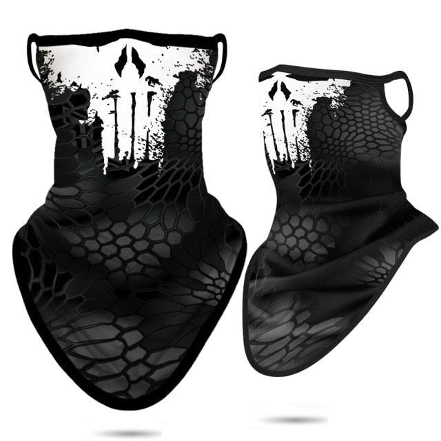 3D Punisher Army Neck Gaiter - Stylish Outdoor Face Cover
