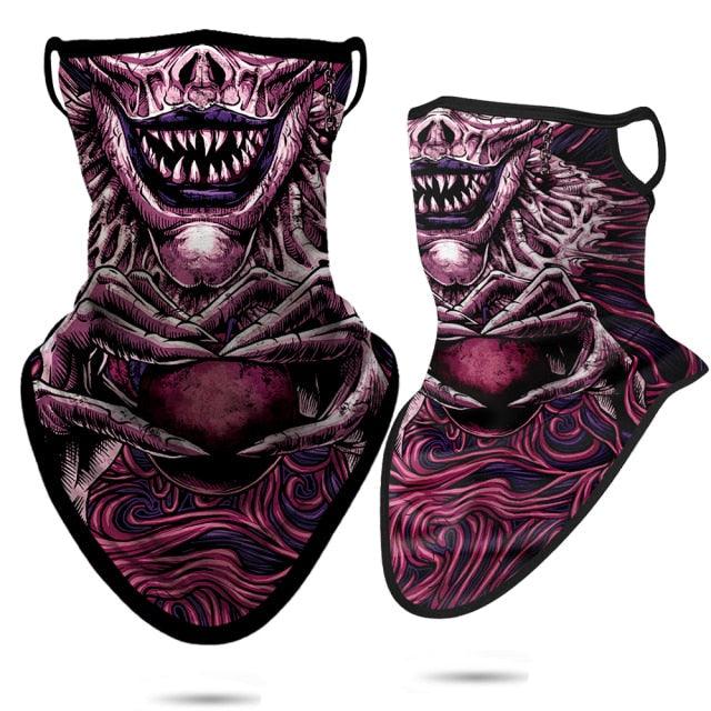 3D Punisher Army Neck Gaiter - Stylish Outdoor Face Cover