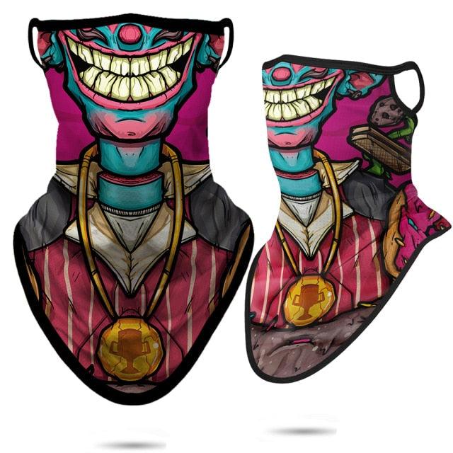 3D Punisher Army Neck Gaiter - Stylish Outdoor Face Cover