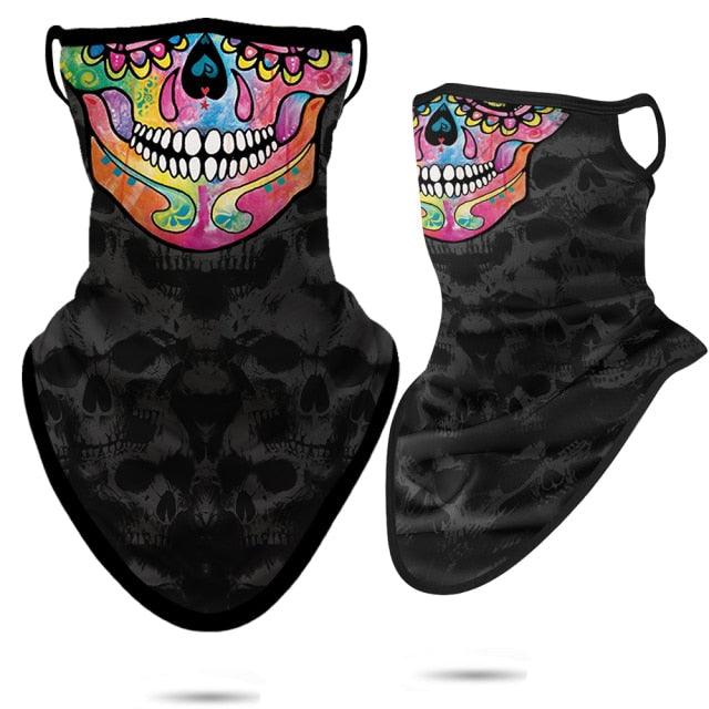 3D Punisher Army Neck Gaiter - Stylish Outdoor Face Cover