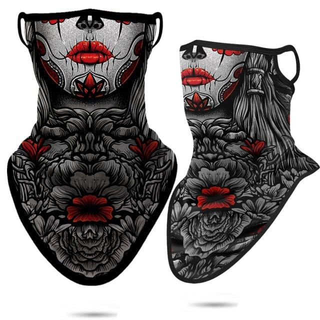 3D Punisher Army Neck Gaiter - Stylish Outdoor Face Cover