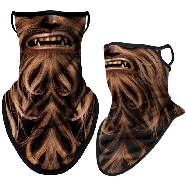 3D Punisher Army Neck Gaiter - Stylish Outdoor Face Cover