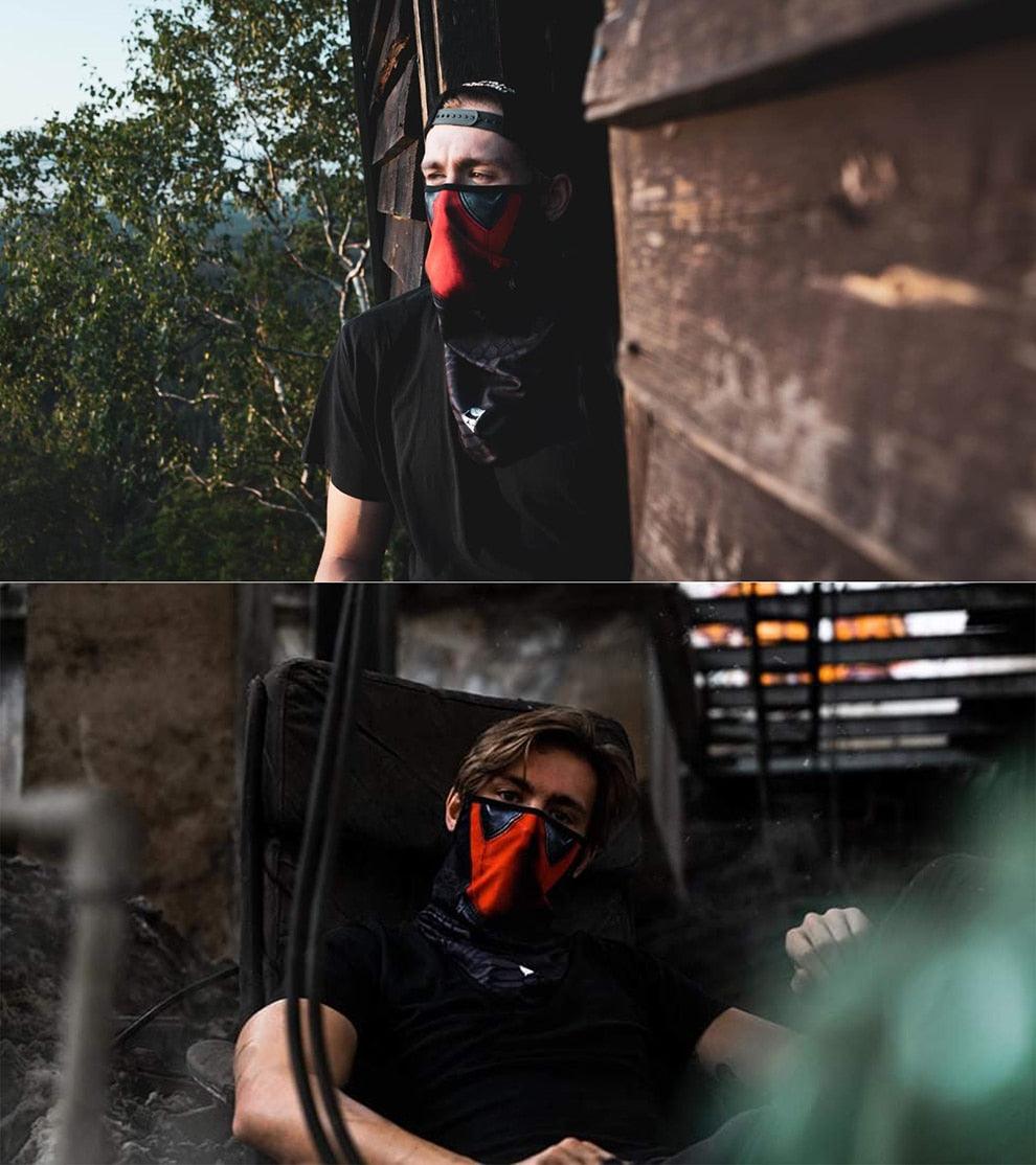 3D Punisher Army Neck Gaiter - Stylish Outdoor Face Cover