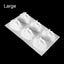 3D Rabbit Shape Silicone Cake Mold - 6-Cavity Bakeware