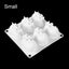 3D Rabbit Shape Silicone Cake Mold - 6-Cavity Bakeware