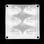 3D Rabbit Shape Silicone Cake Mold - 6-Cavity Bakeware