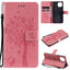 Coque en cuir flip 3D Tree pour iPhone 13/12 Mini