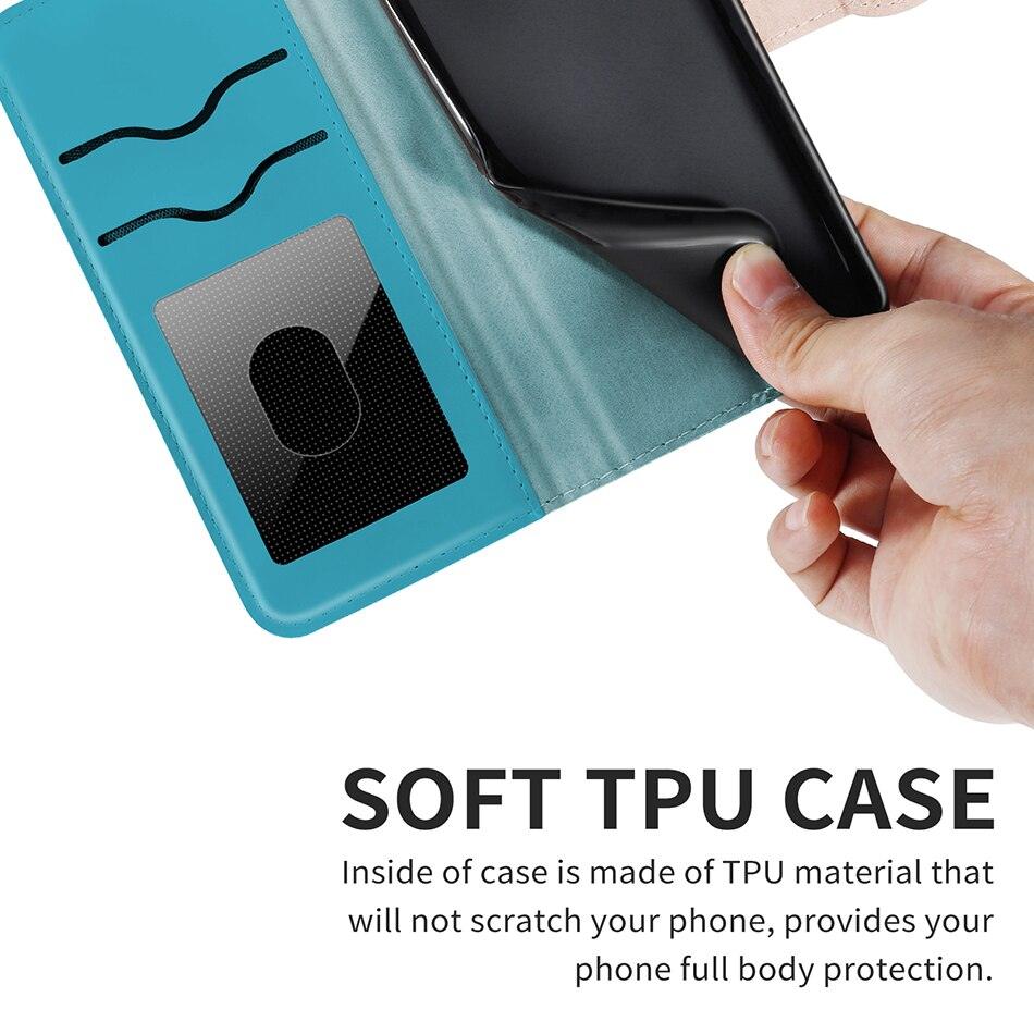 Coque en cuir flip 3D Tree pour iPhone 13/12 Mini