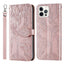 Coque en cuir flip 3D Tree pour iPhone 13/12 Mini