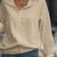 Chaqueta blanca con cremallera y cuello para mujer versátil