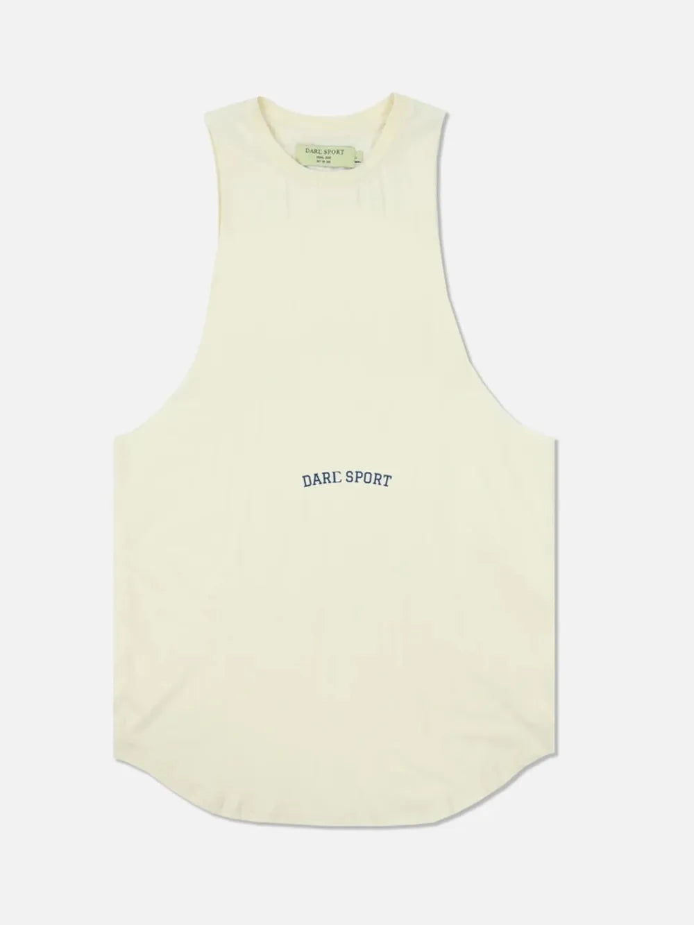 Camiseta sin mangas gráfica de cuello redondo para hombre