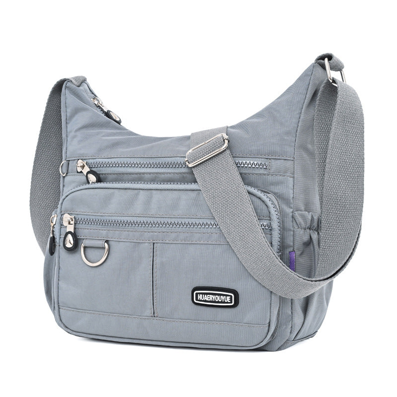 Bolso de hombro resistente al agua de nylon para mujer