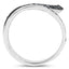 0.46 Carat Genuine Blue Diamond Sterling Silver Engagement Ring